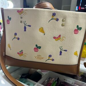 Coach Dempsey Carryall With Dreamy Veggie Print